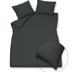 Bath & Living Vandyck WASHED COTTON duvet cover 140x220 cm, Off Black (cotton)
