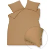 Kids Bath & Living Vandyck WASHED COTTON duvet cover 140x220 cm Toffee (cotton)