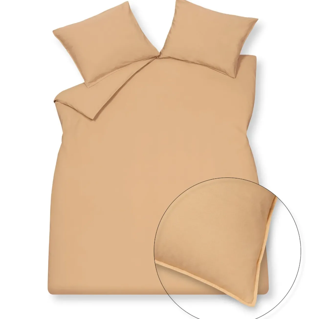 Bath & Living Vandyck WASHED COTTON duvet cover 240x220 cm Apricot Blush (cotton) CLLA20201