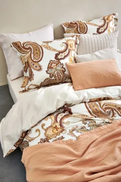 Bath & Living Vandyck WASHED COTTON duvet cover 240x220 cm Apricot Blush (cotton) CLLA20201