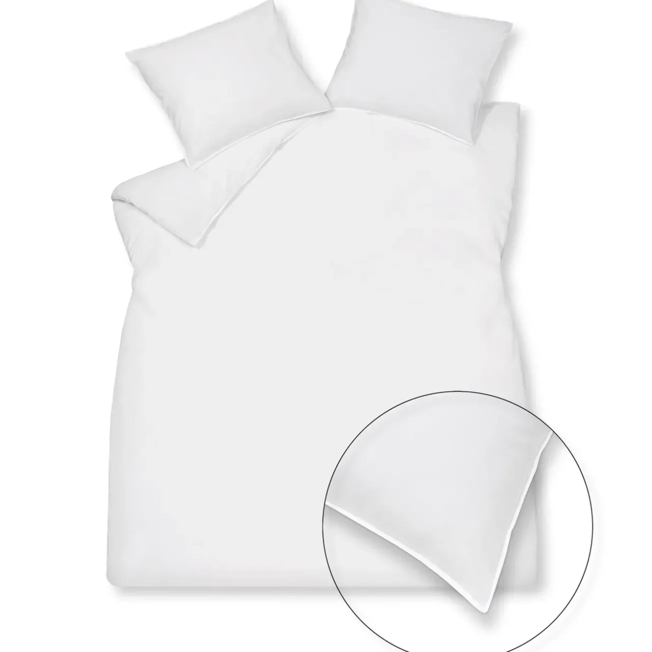 Bath & Living Vandyck WASHED COTTON duvet cover 240x220 cm White (cotton)