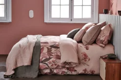 Bath & Living Vandyck WASHED COTTON duvet cover 240x220 cm Old Rose (cotton)