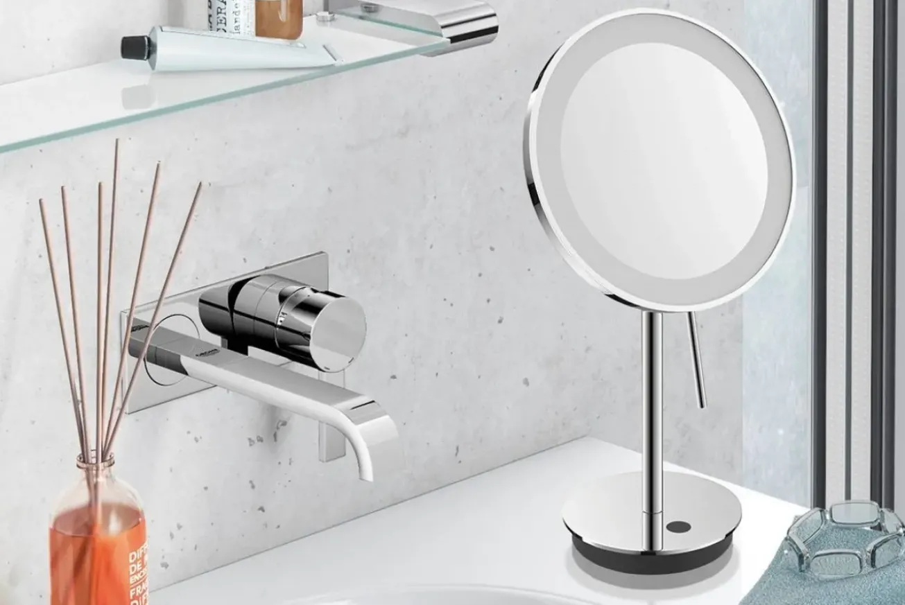 Bath & Living Zack ALONA LED cosmetic mirror standing magnification 5:1