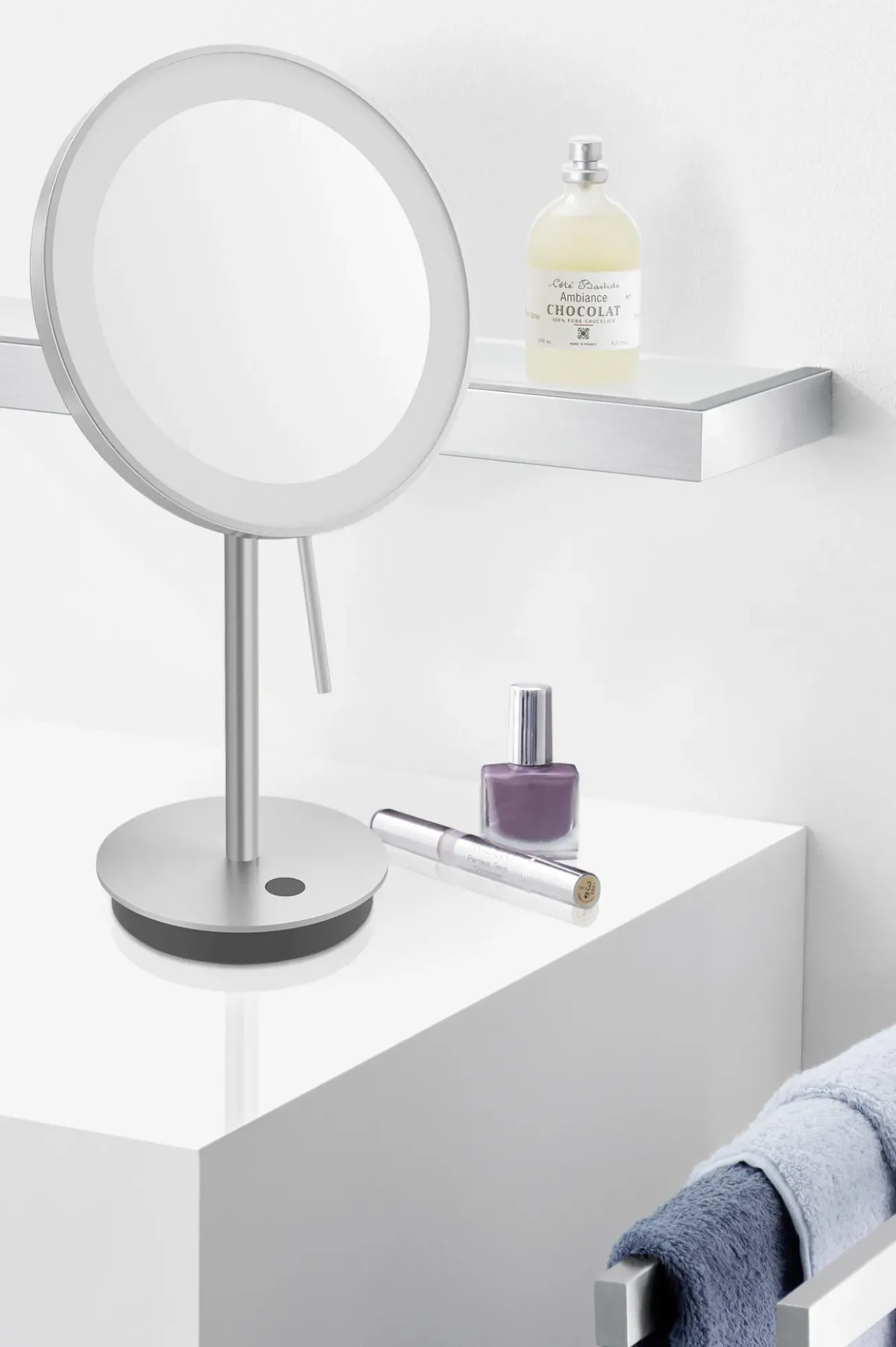 Bath & Living Zack ALONA LED cosmetic mirror standing (white) magnification 5:1