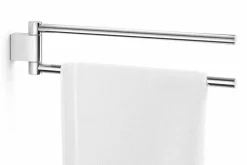 Bath & Living Zack ATORE double towel rail swiveling 40462 ( stainless steel)
