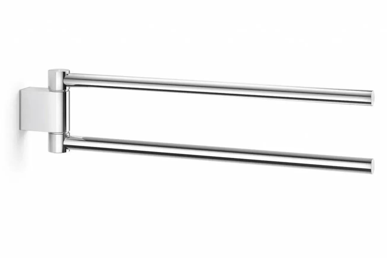 Bath & Living Zack ATORE double towel rail swiveling 40462 ( stainless steel)