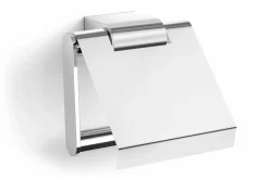 Bath & Living Zack ATORE toilet roll holder with flap 40453 ( stainless steel) wall mounting