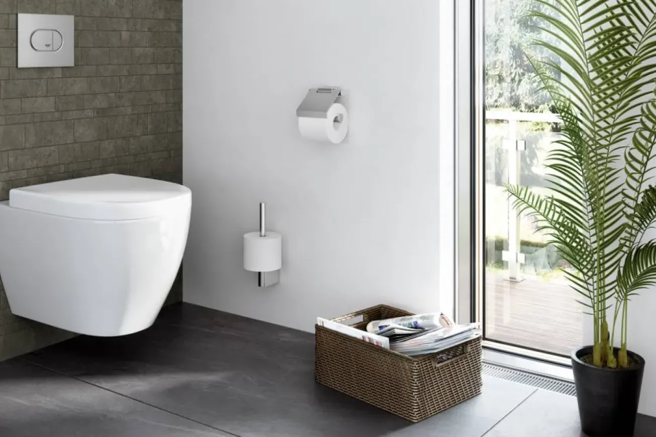 Bath & Living Zack ATORE toilet roll holder with flap 40415 (mat)