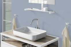 Bath & Living Zack CARVO shelf with glass plate 40816