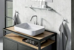 Bath & Living Zack CARVO shelf with glass plate 40486 (mat)