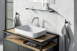 Bath & Living Zack CARVO shelf with glass plate 40506