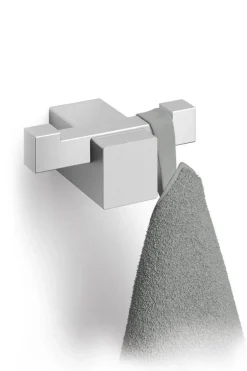 Bath & Living Zack CARVO towel hook double 40484 (brushed stainless steel)