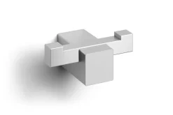 Bath & Living Zack CARVO towel hook double 40484 (brushed stainless steel)