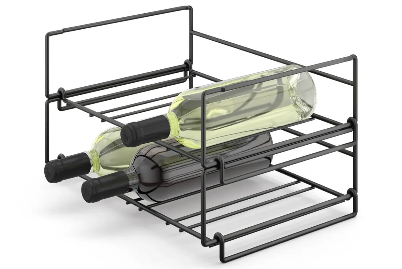 Bath & Living Zack CUBETO bottle rack / wine rack 4 bottles (20554)
