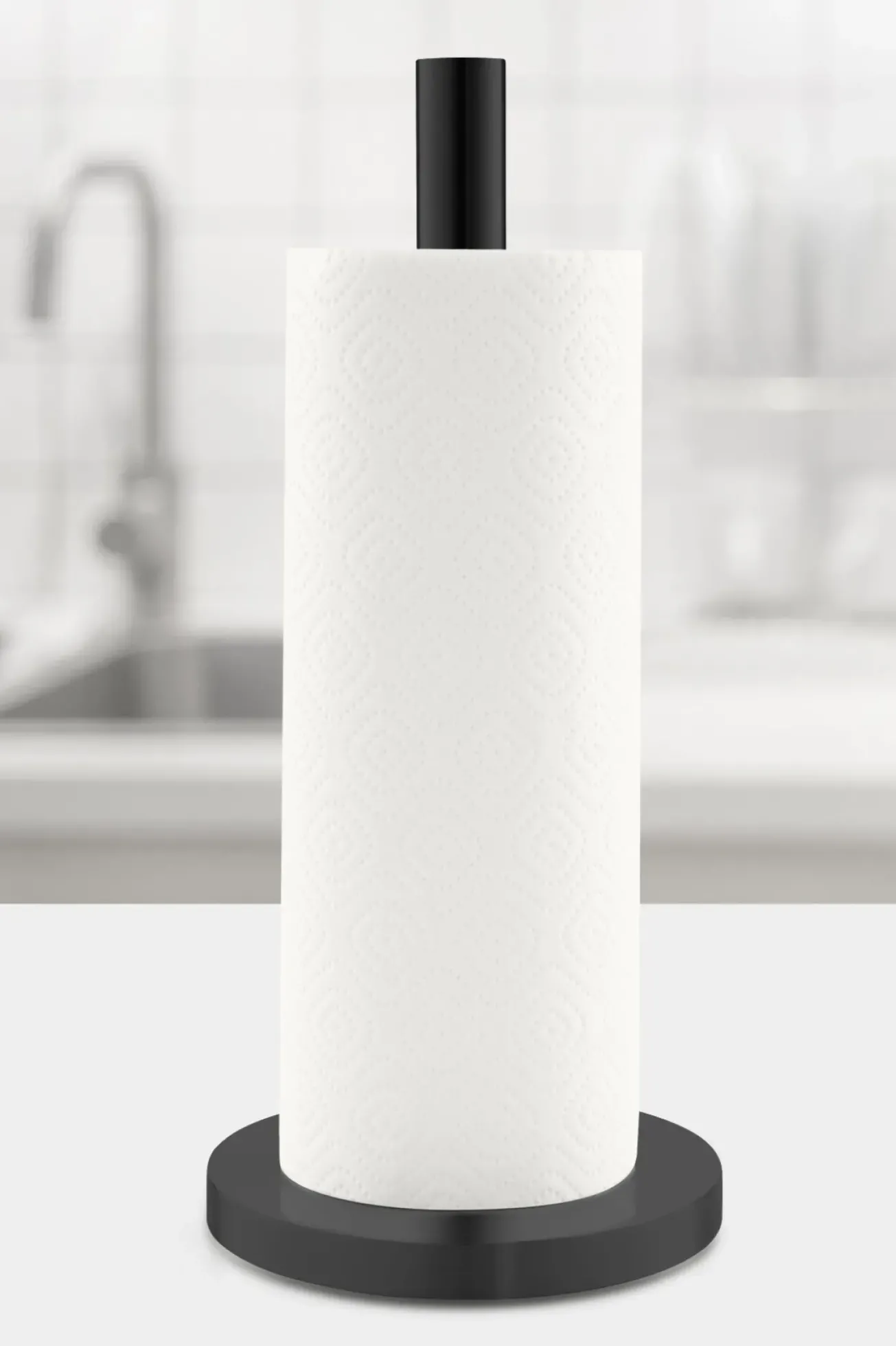 Bath & Living Zack CUNA kitchen roll holder 20706 (black)