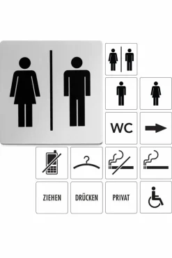 Bath & Living Zack INDICI pictogram man/woman 50712 (mat)