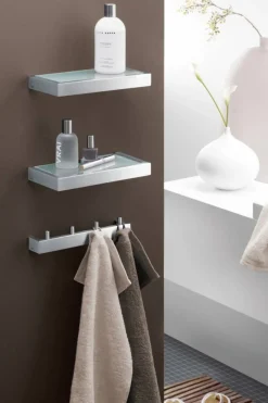 Bath & Living Zack LINEA coat rack 4-hook 40389 (mat)