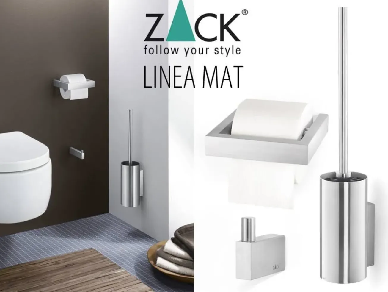 Bath & Living Zack LINEA 3-part basic package (mat)