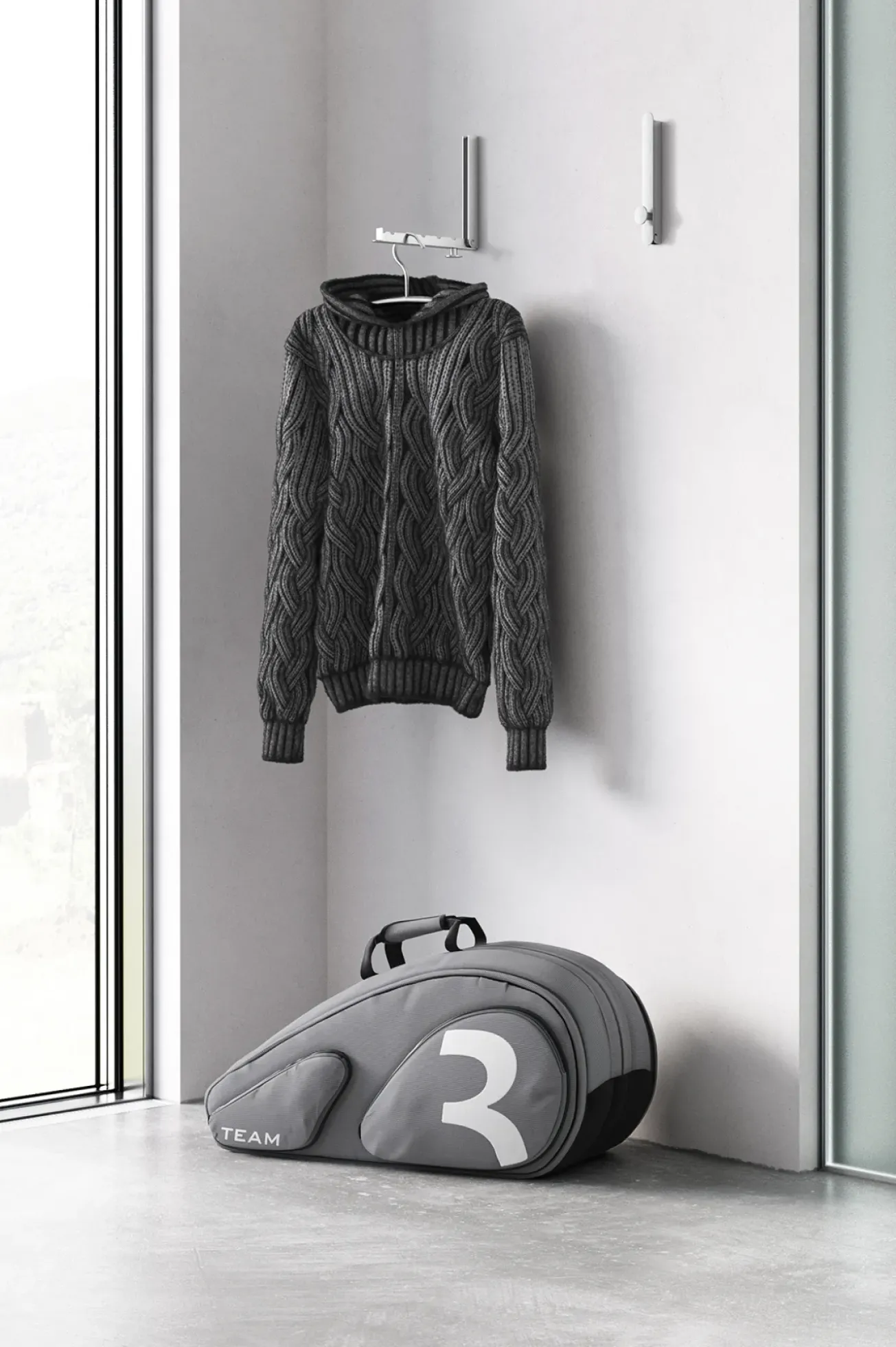 Bath & Living Zack PLETOR folding coat rack 50685 (matt)