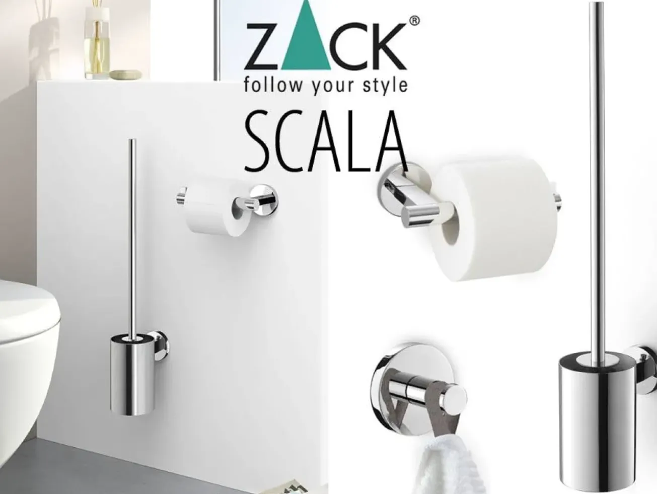 Bath & Living Zack SCALA 3-piece basic package (gloss)